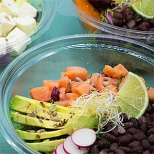 opciones healthy canel rolls franquicia